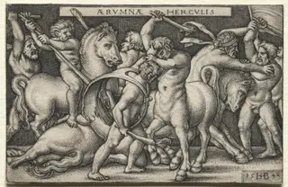 The Labors of Hercules, by Sebald Beham, 1542