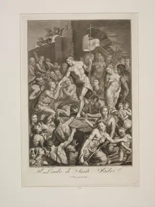 Jesus Christ in Limbo, by Giovanni Battista Cecchi, 1850