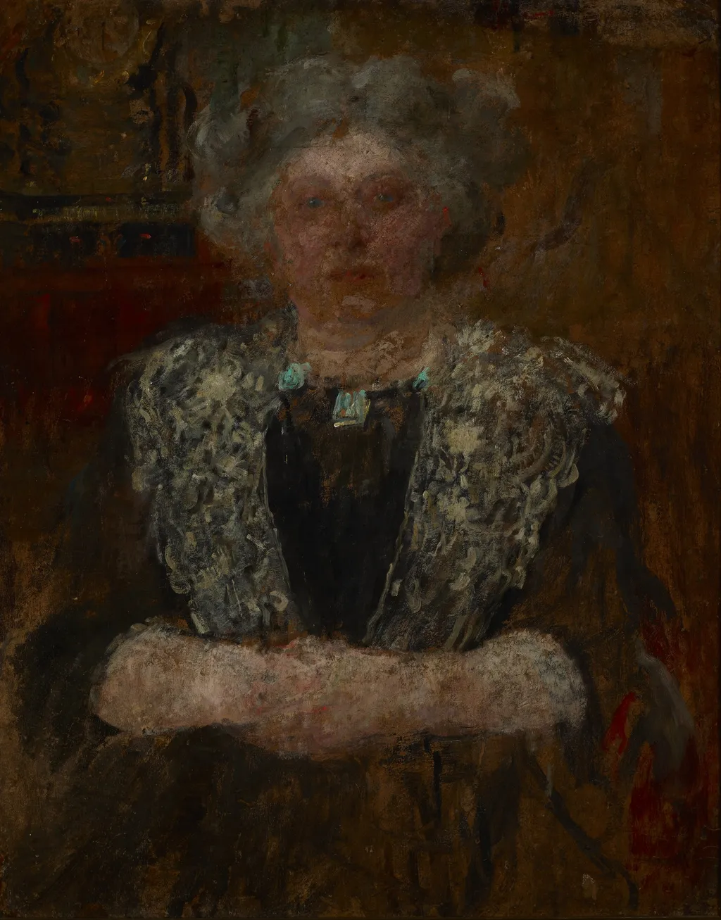 Portrait of a Woman, by Olga Boznańska, unspecified, 1923
