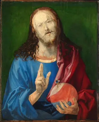 Salvator Mundi, by Albrecht Dürer, oil, 1505
