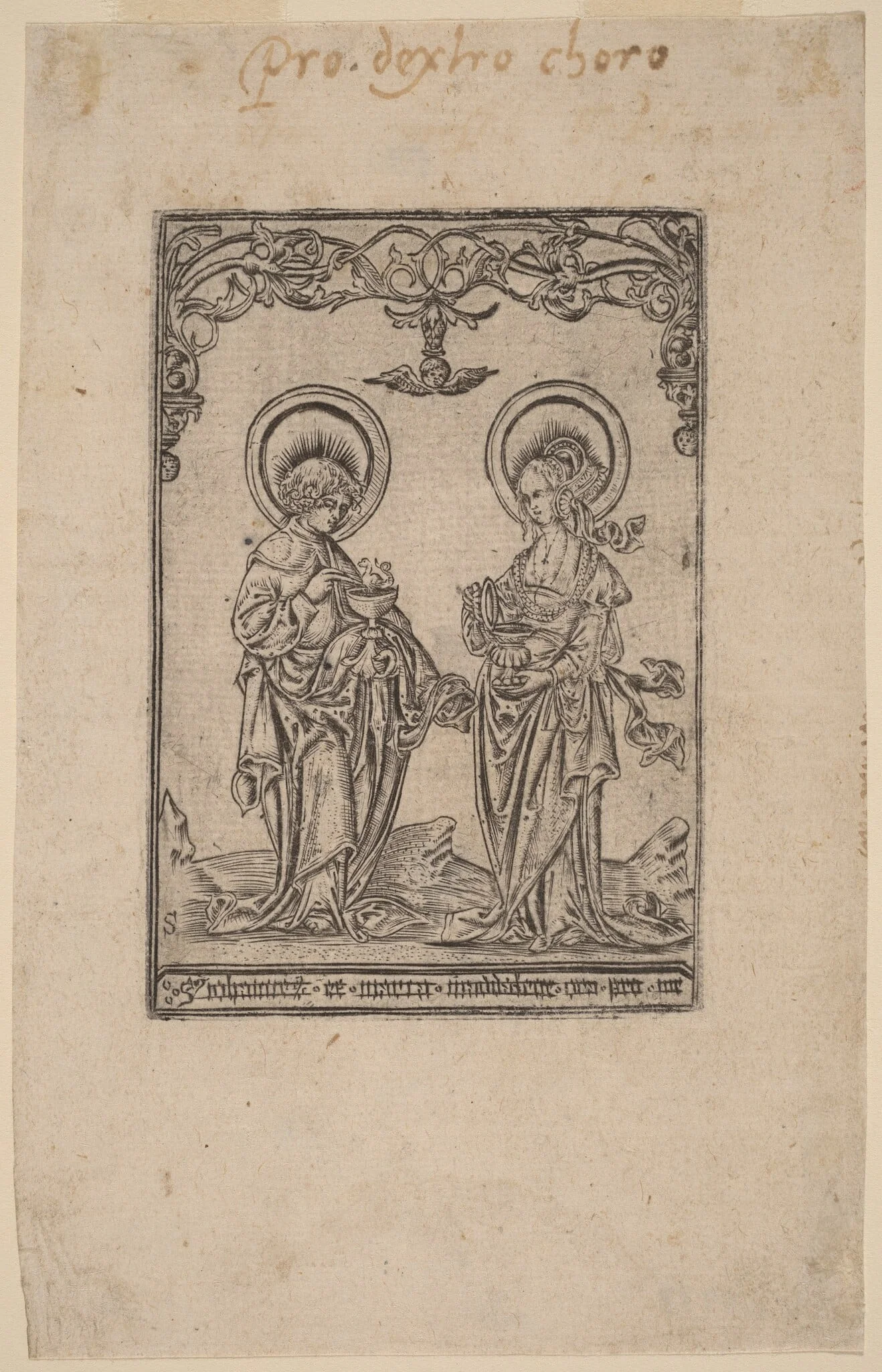 Saint Mary Magdalene and Saint John the Evangelist, detail