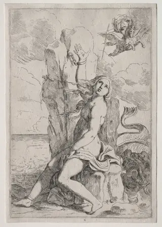 Andromeda, by Lorenzo Lolli, 1604