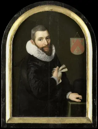 Portrait of Johan Gerritsz van Schoterbosch (c. 1564-1654), by Cornelis Engelsz., oil, 1620