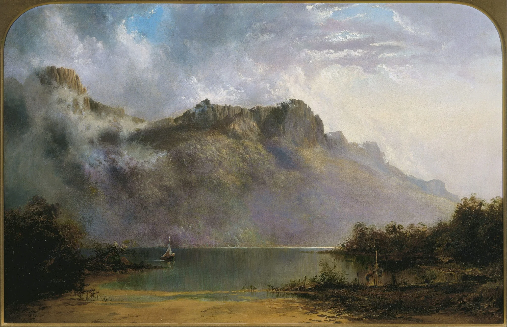Mount Olympus, Lake St Clair, Tasmania, the source ..., detail