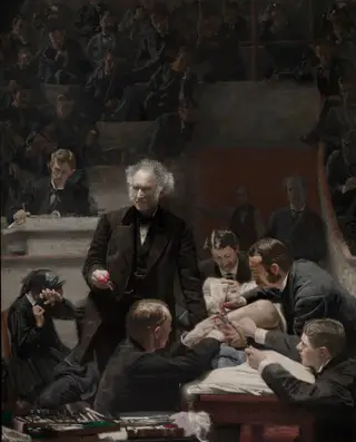 The Gross Clinic, by Thomas Eakins, oil, 1875