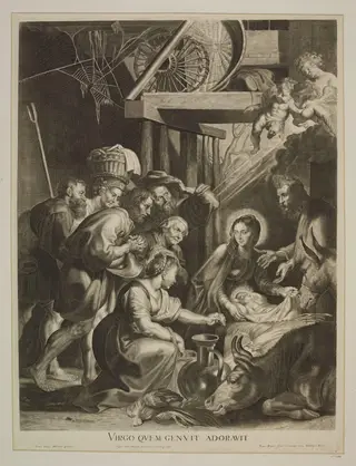 Adoration of the Shepherds, by François Ragot, 1660