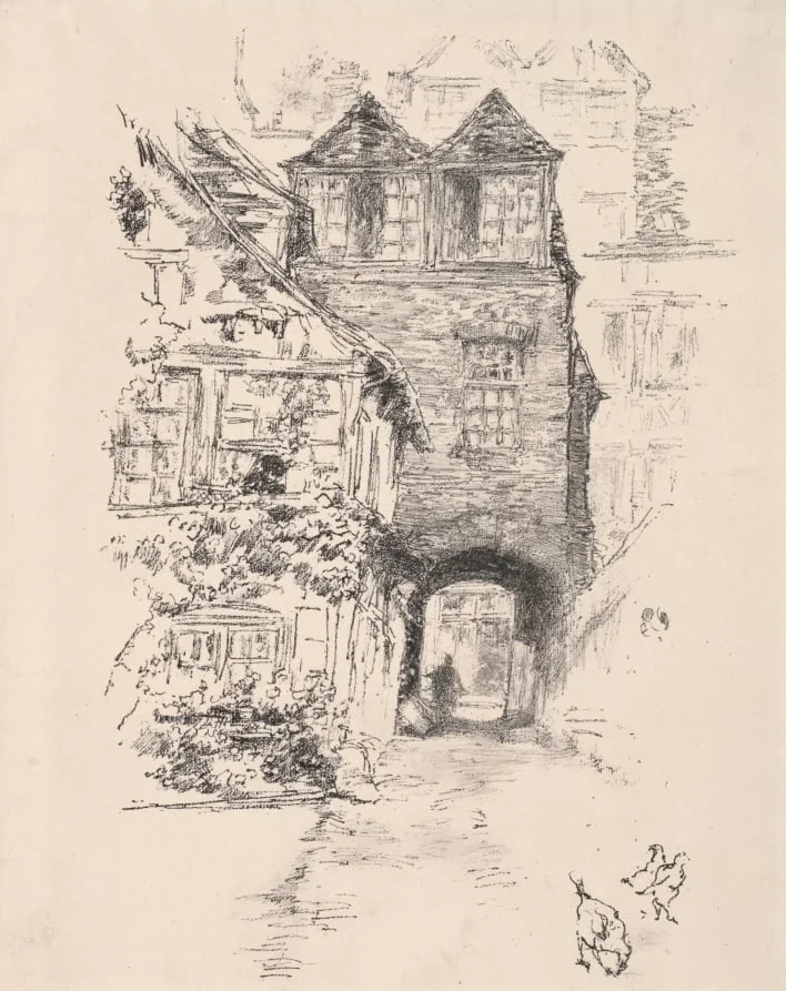 The Priest's House, Rouen, detail