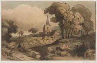 Untitled, by James Robertson, watercolor, 1850