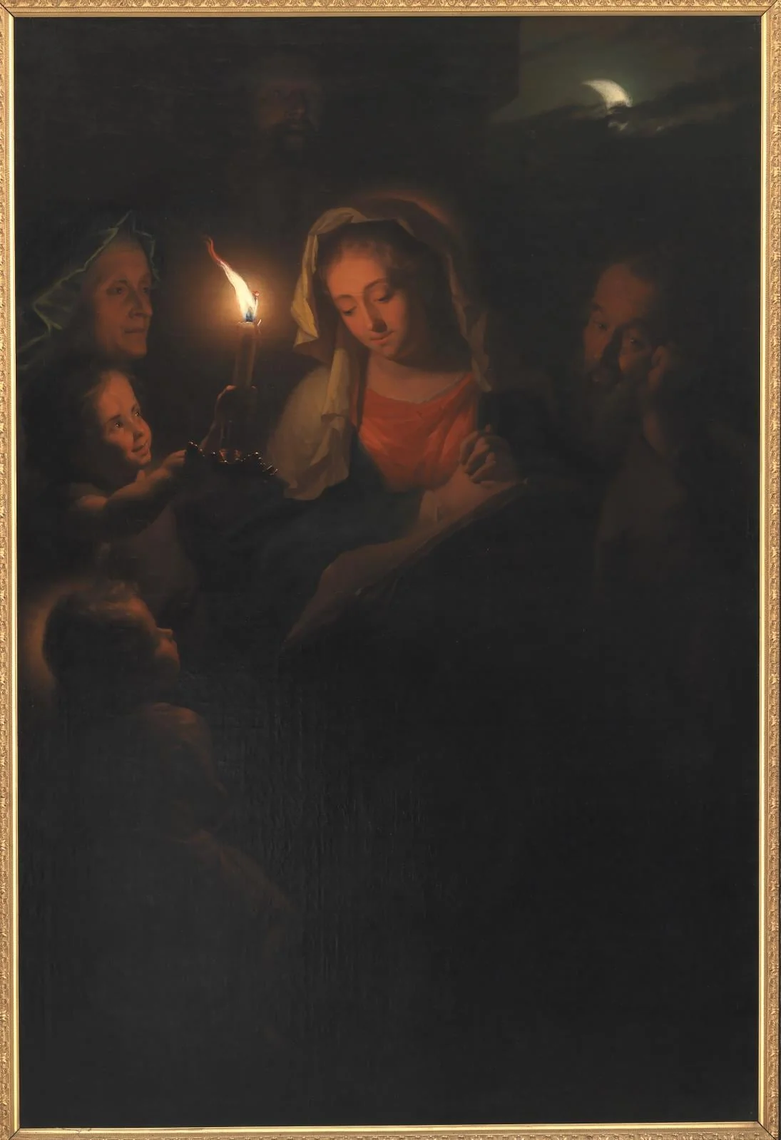 The Holy Family, detail