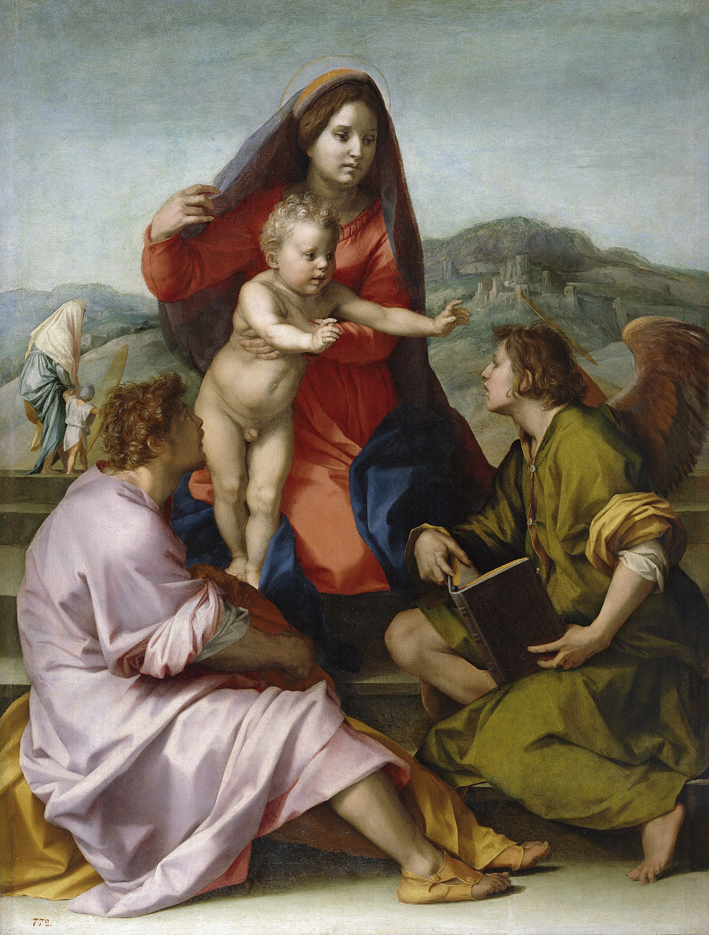 Virgin of the Stairs, detail