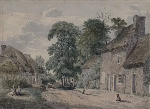 Manstone, near Ramsgate, Kent, by Joseph Powell, watercolor