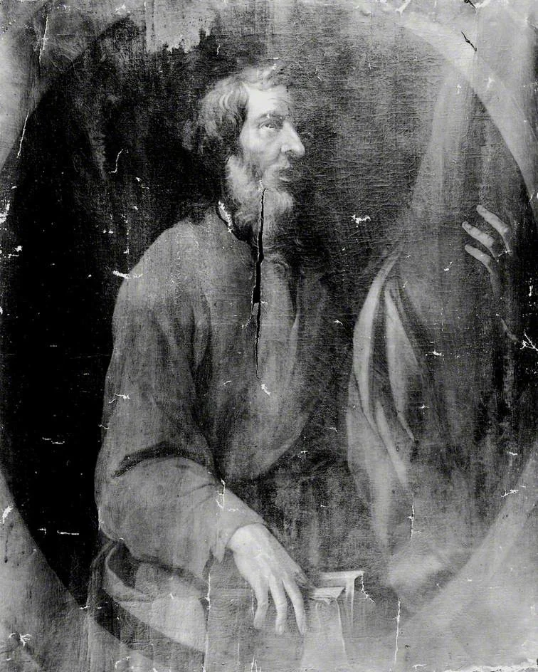 St Andrew (?), detail