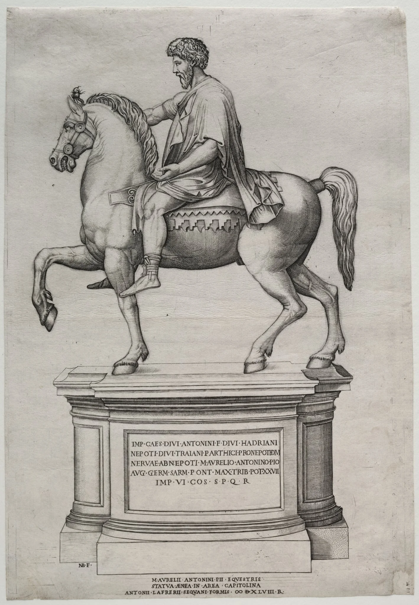 Equestrian Statue of Marcus Aurelius, detail