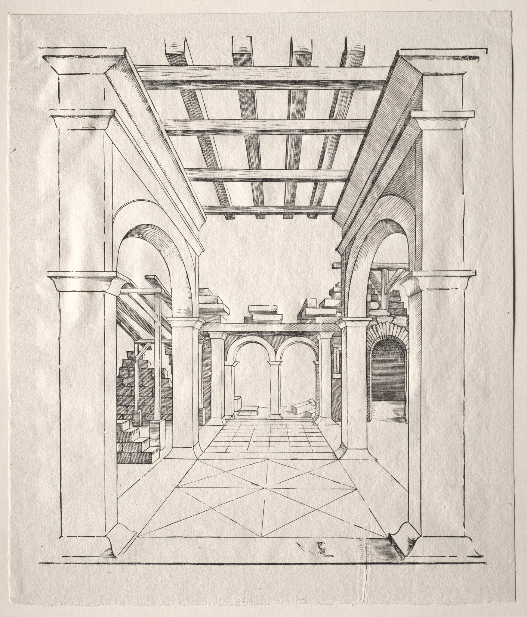 A Portico, detail