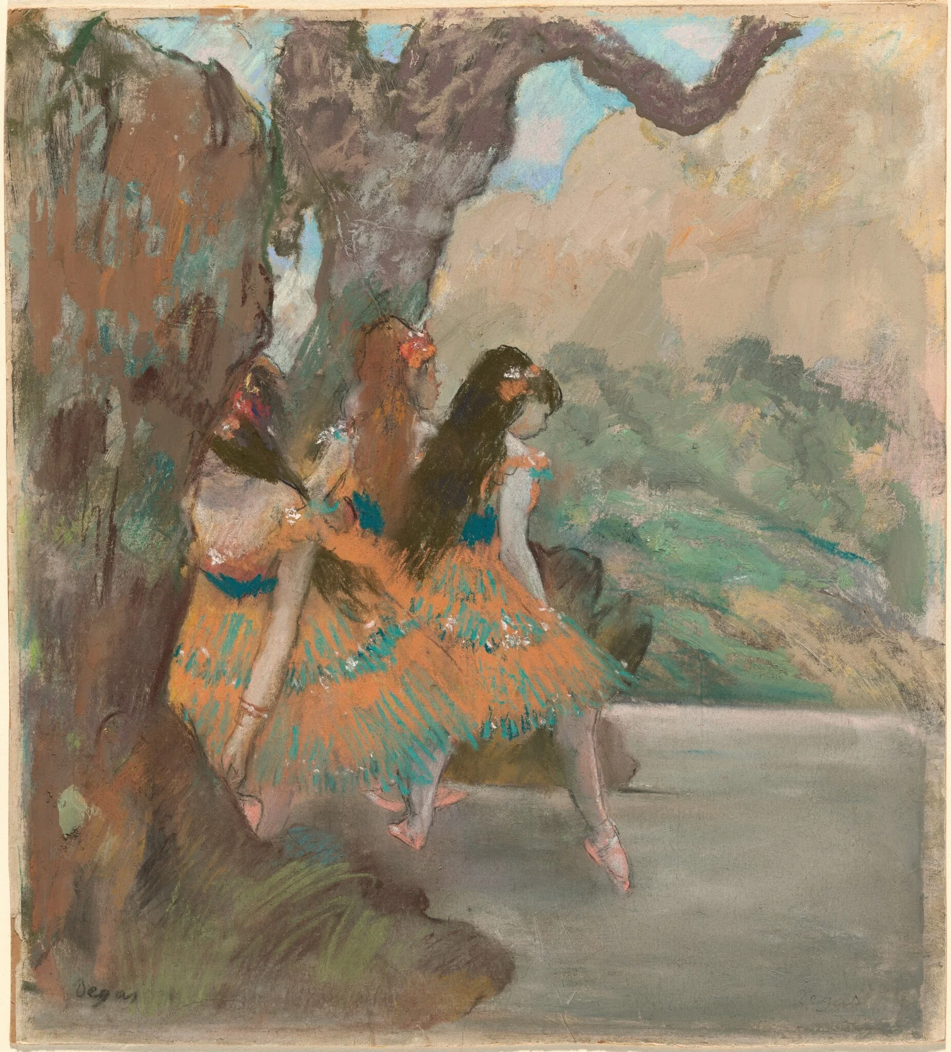 Ballet Dancers, detail