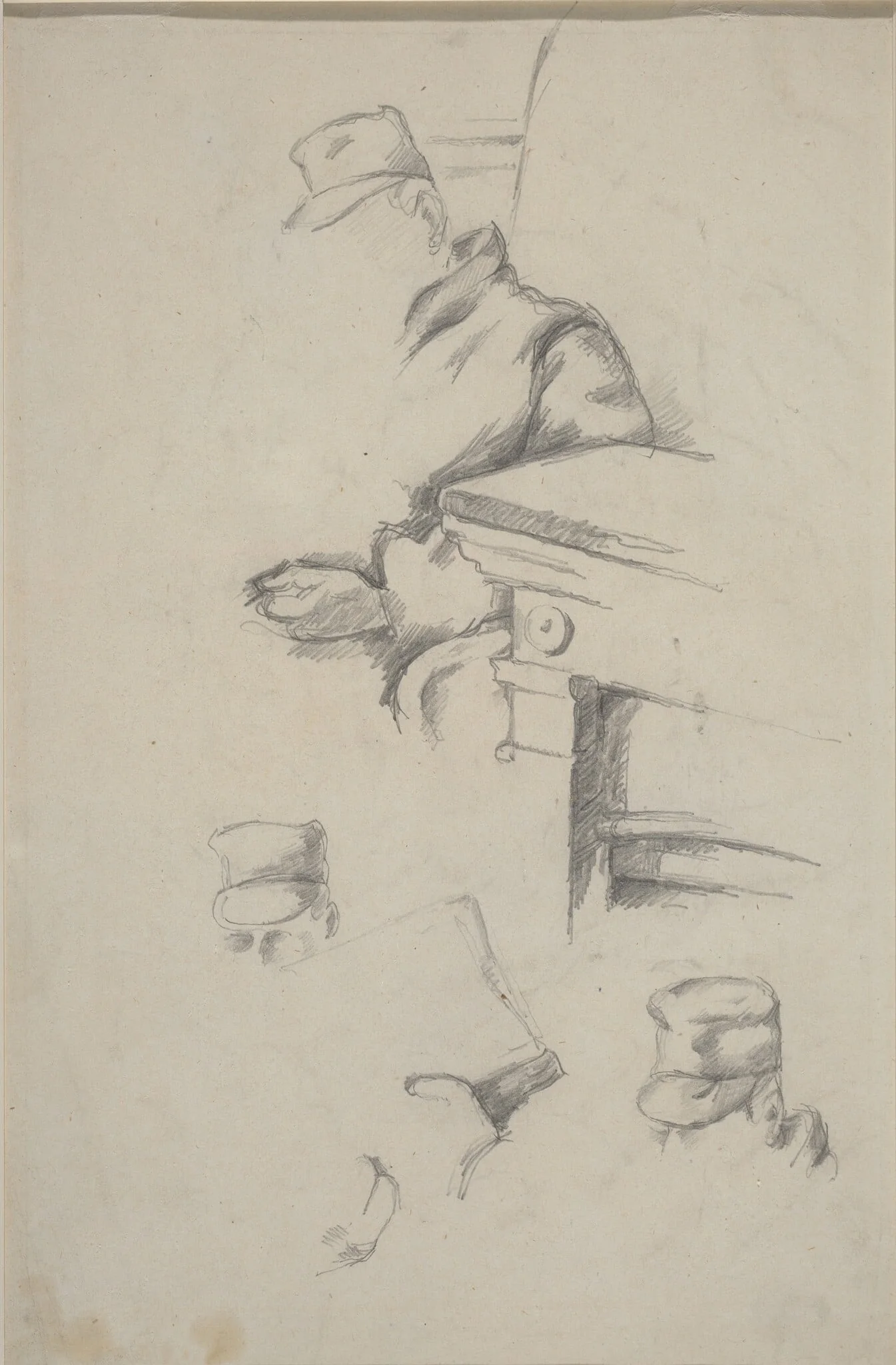 Father of the Artist [verso], detail