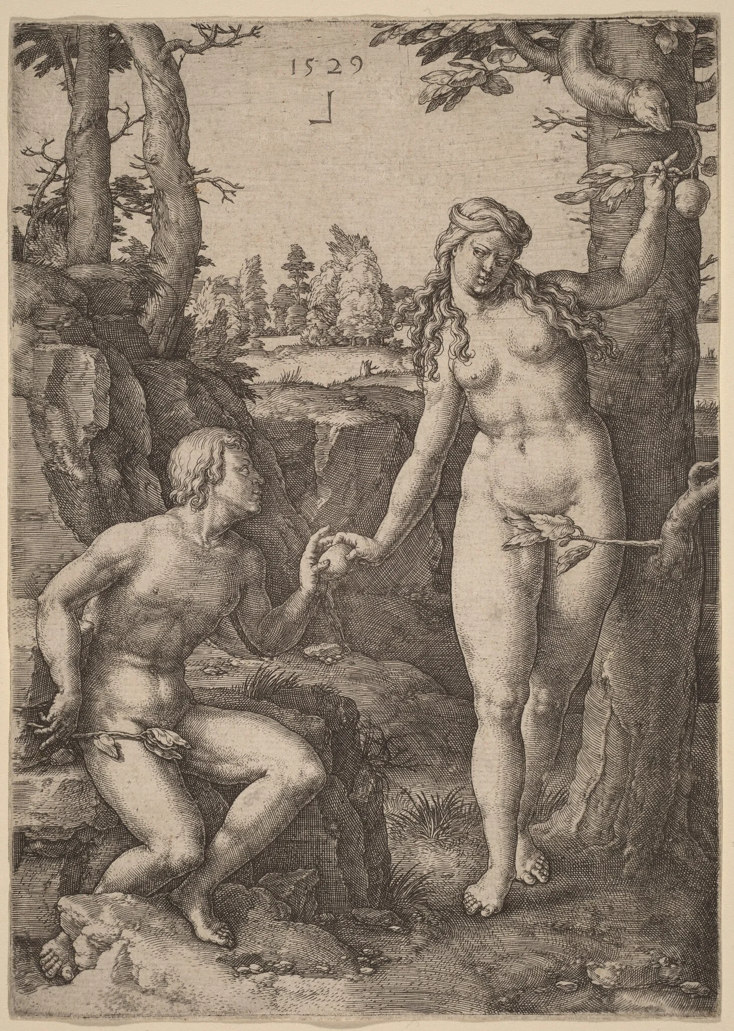 The Fall of Man, detail