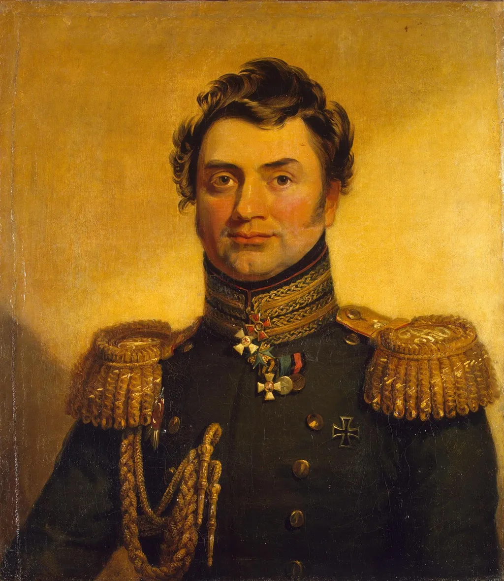 Portrait of Matvey Ye. Khrapovitsky (1784-1847) (replica of the 1821 portrait), by George Dawe, oil, 1822