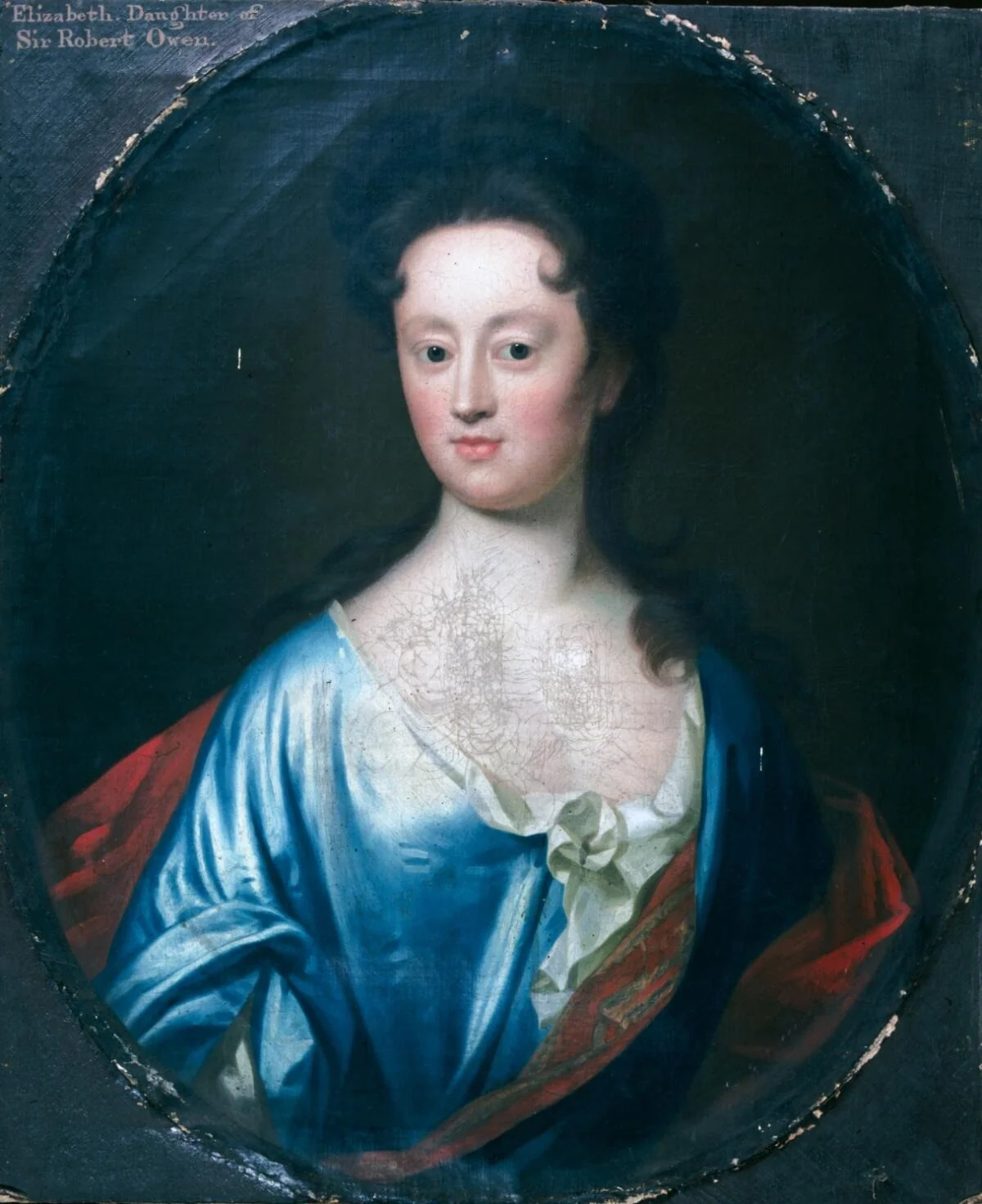 Elizabeth, daughter of Sir Robert Owen, detail