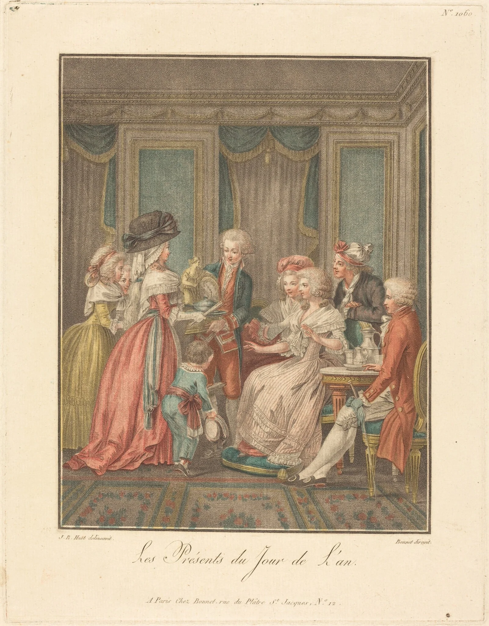 Les Présents du jour de l'an, detail