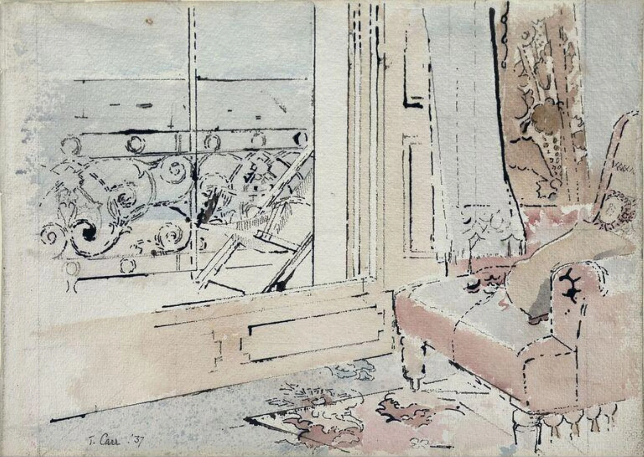 Dover Balcony, detail