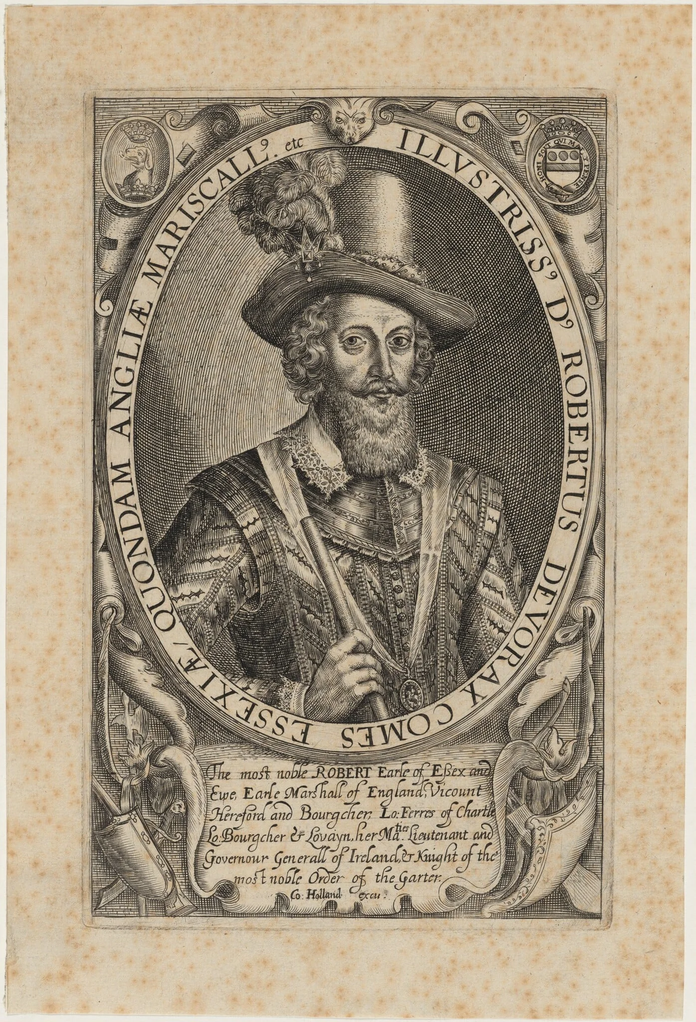 Robert Devereux, Second Earl of Essex, detail