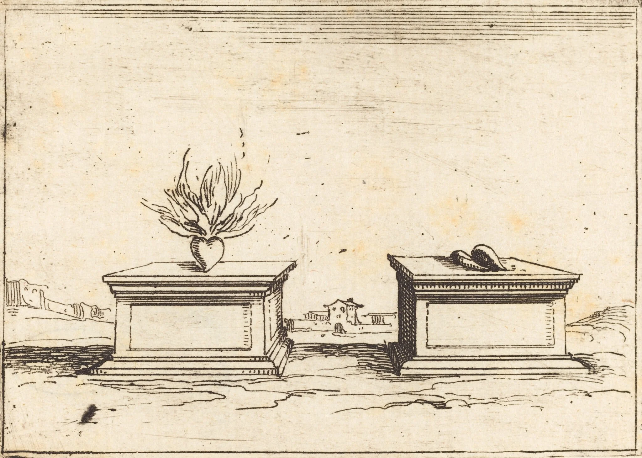 Two Hearts, detail