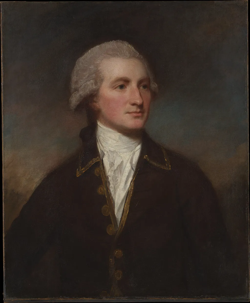 Portrait of a Man, by George Romney, oil, 1790