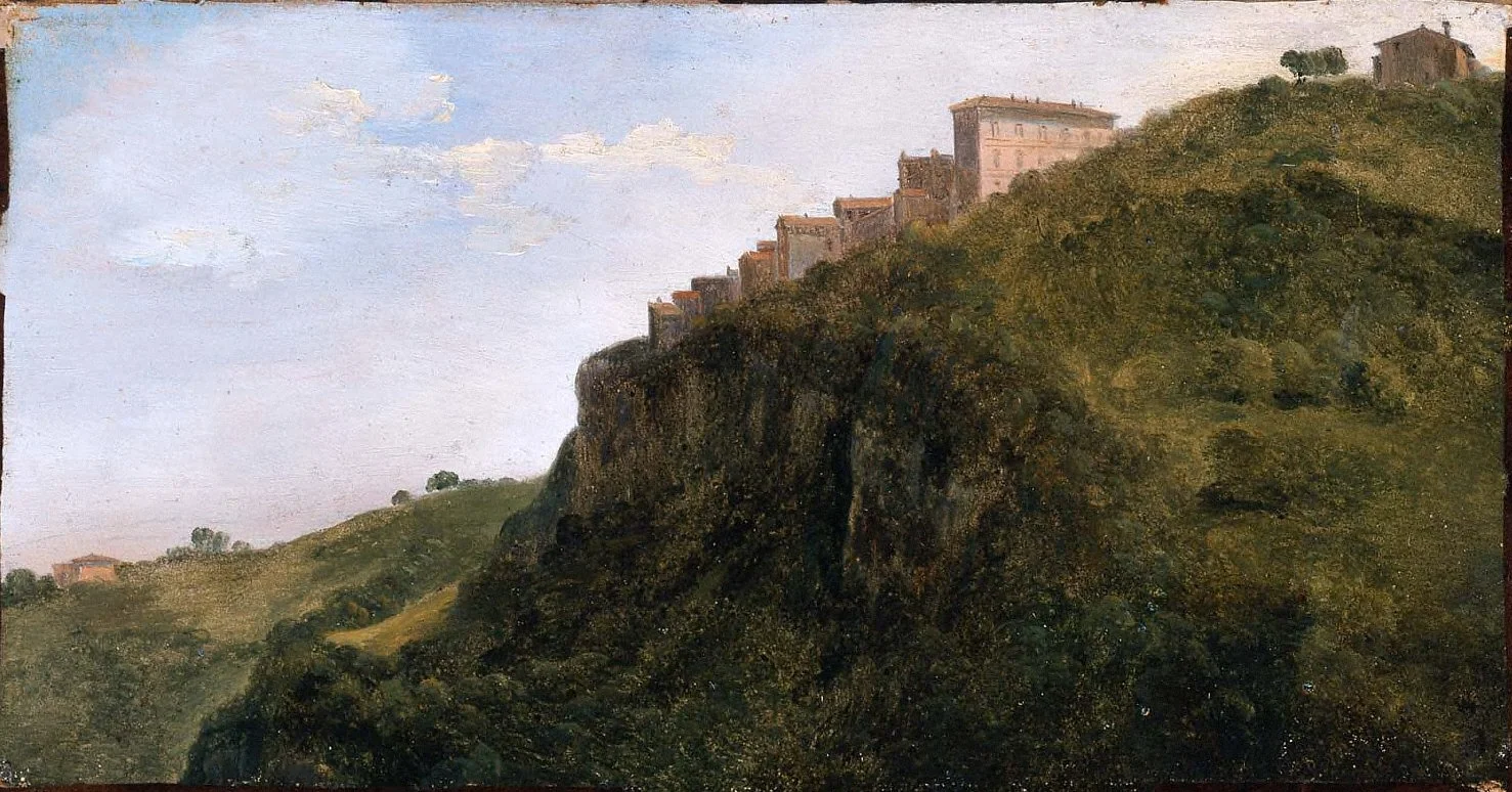 Italian Hill Town, detail