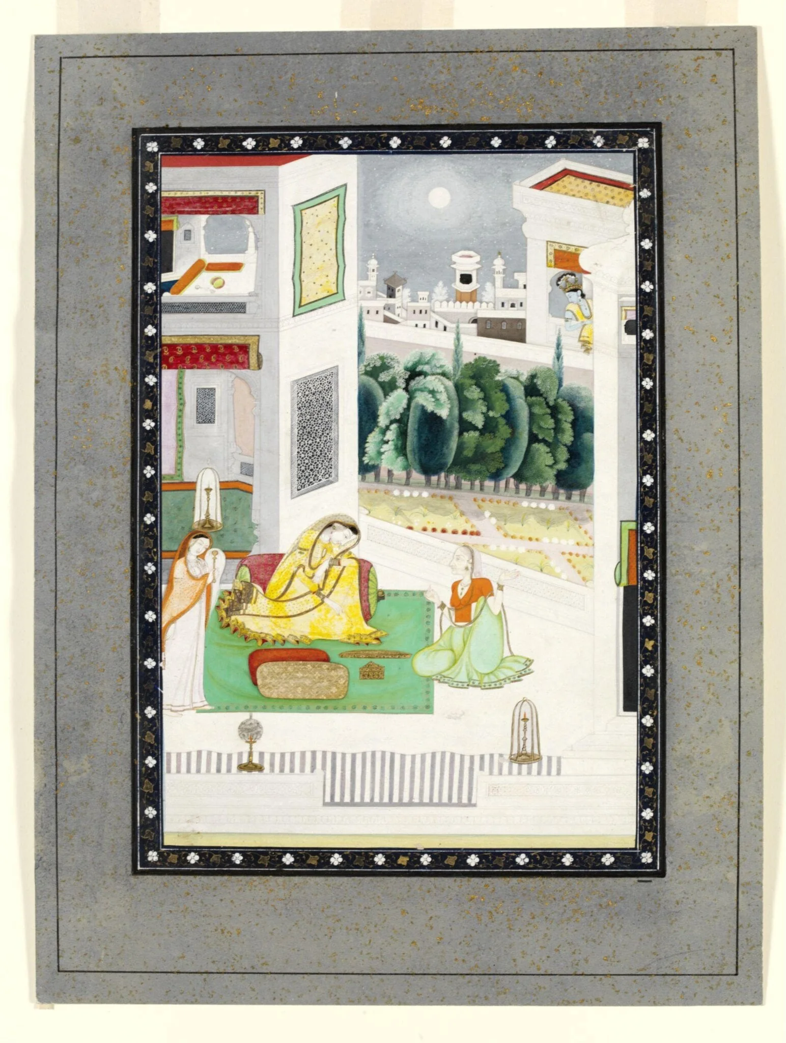 Prositapatika Nayika, detail