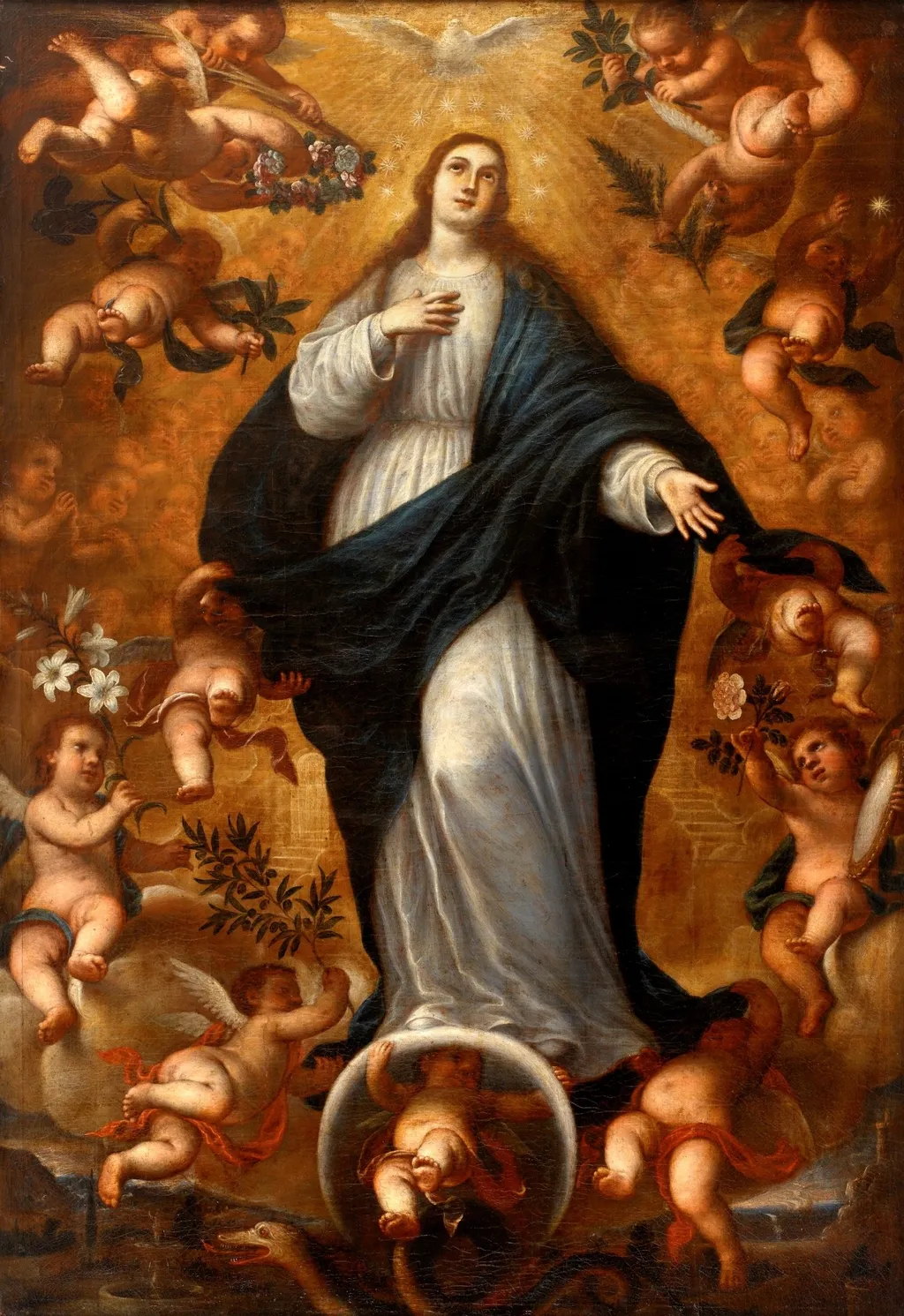La Purísima, by José García Hidalgo, oil, 1690