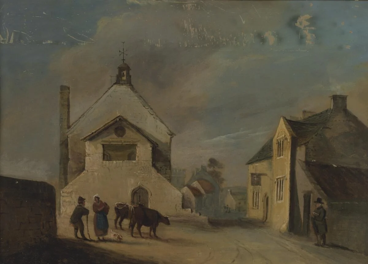 Llantwit market hall, detail