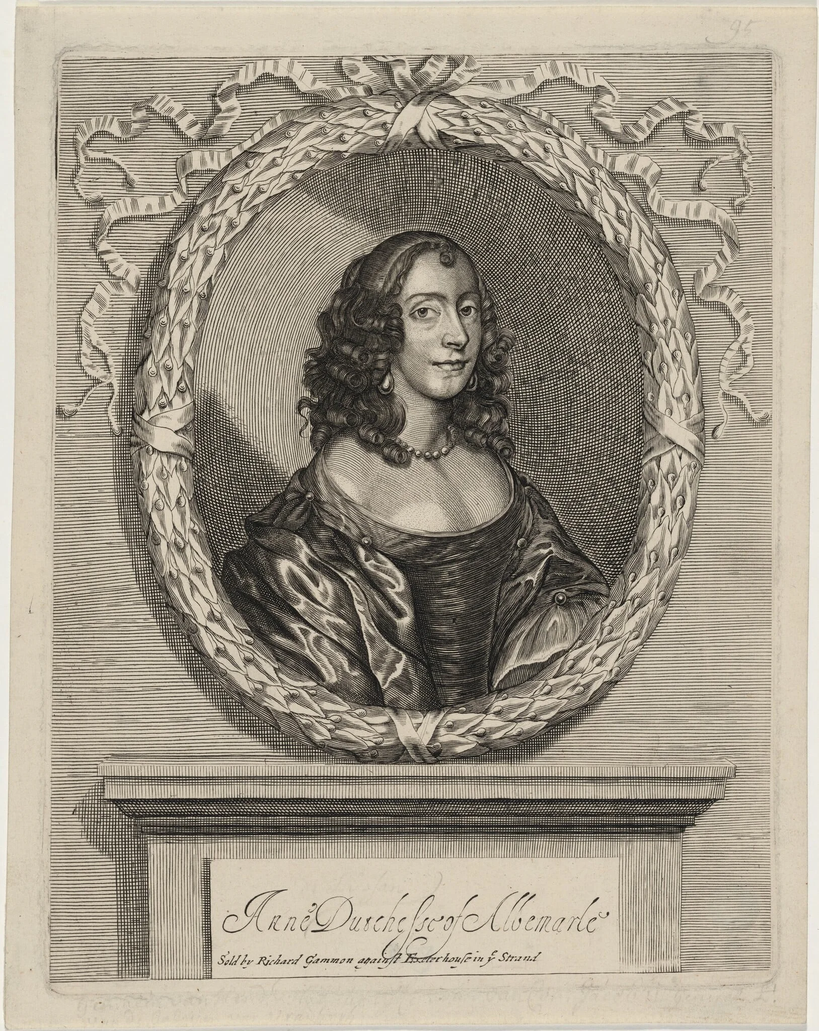 Anne, Duchess of Albemarle, detail