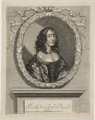 Anne, Duchess of Albemarle, by William Faithorne, ink, 1654