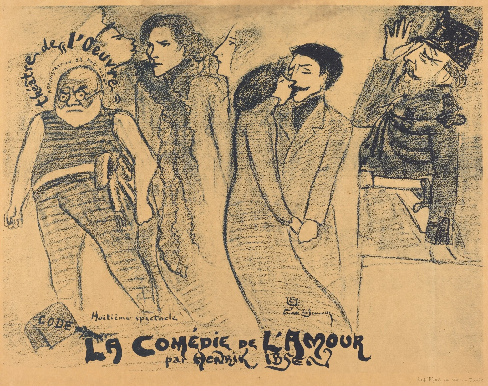 La Comédie de l'amour, detail