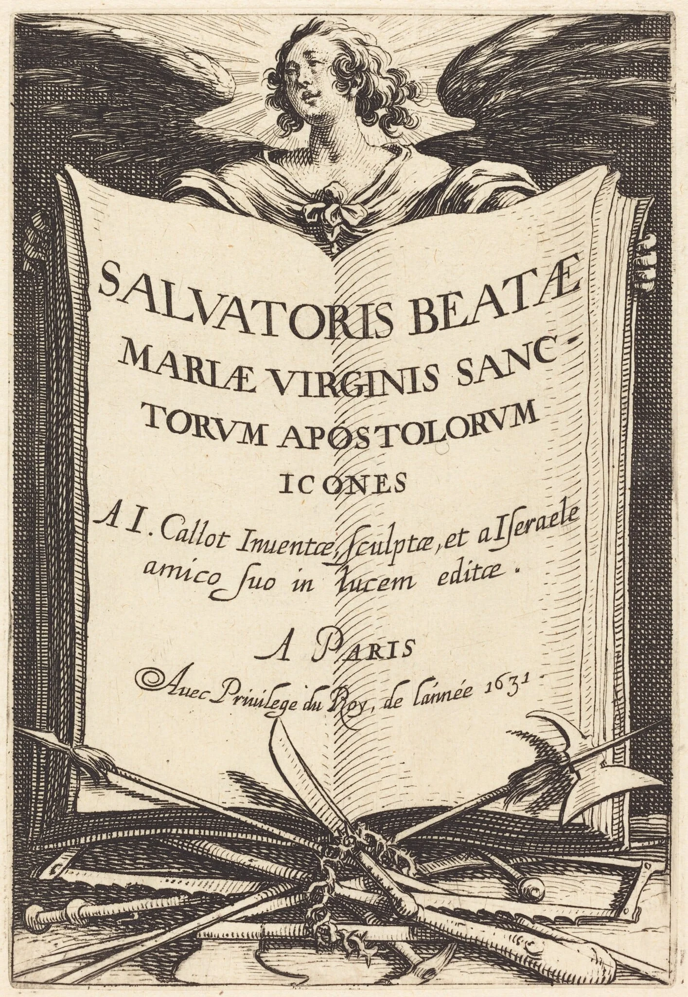 Frontispiece for "The Large Apostles", detail