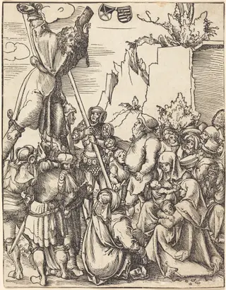 Saint Andrew, by Lucas Cranach the Elder, ink, 1512