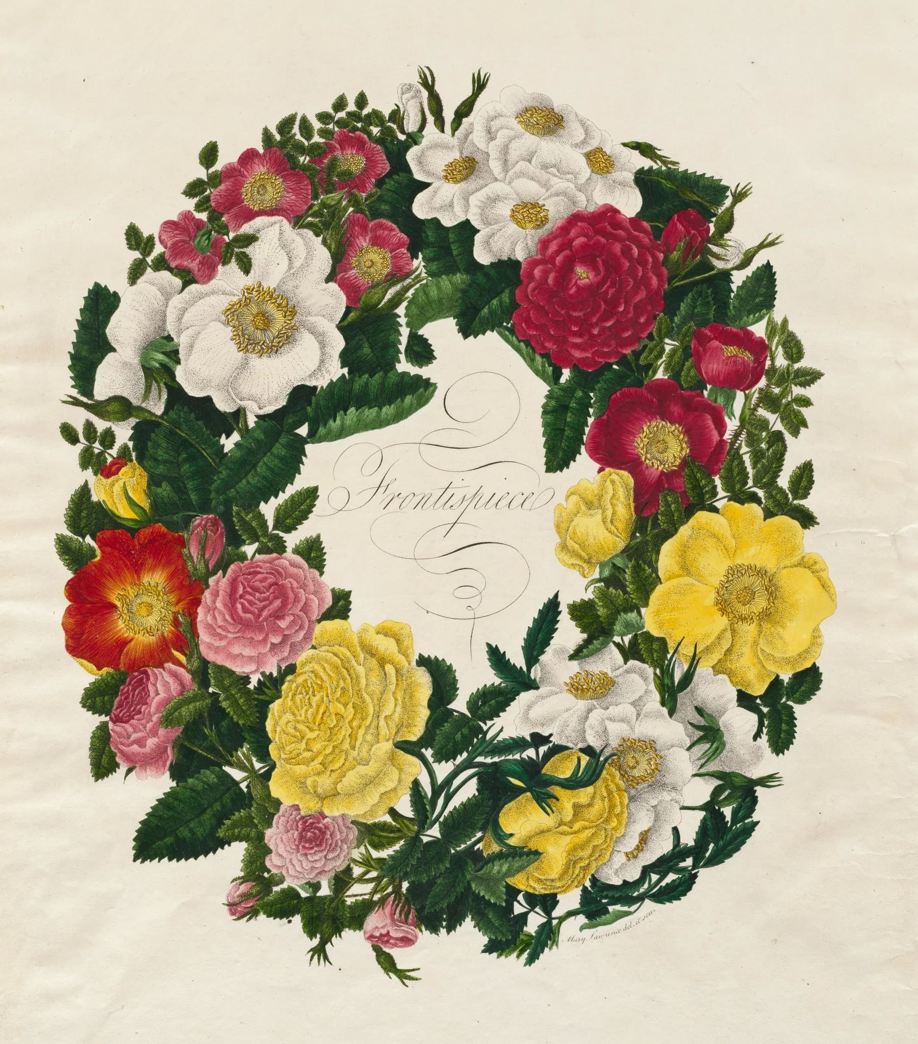 A Wreath of Roses, detail