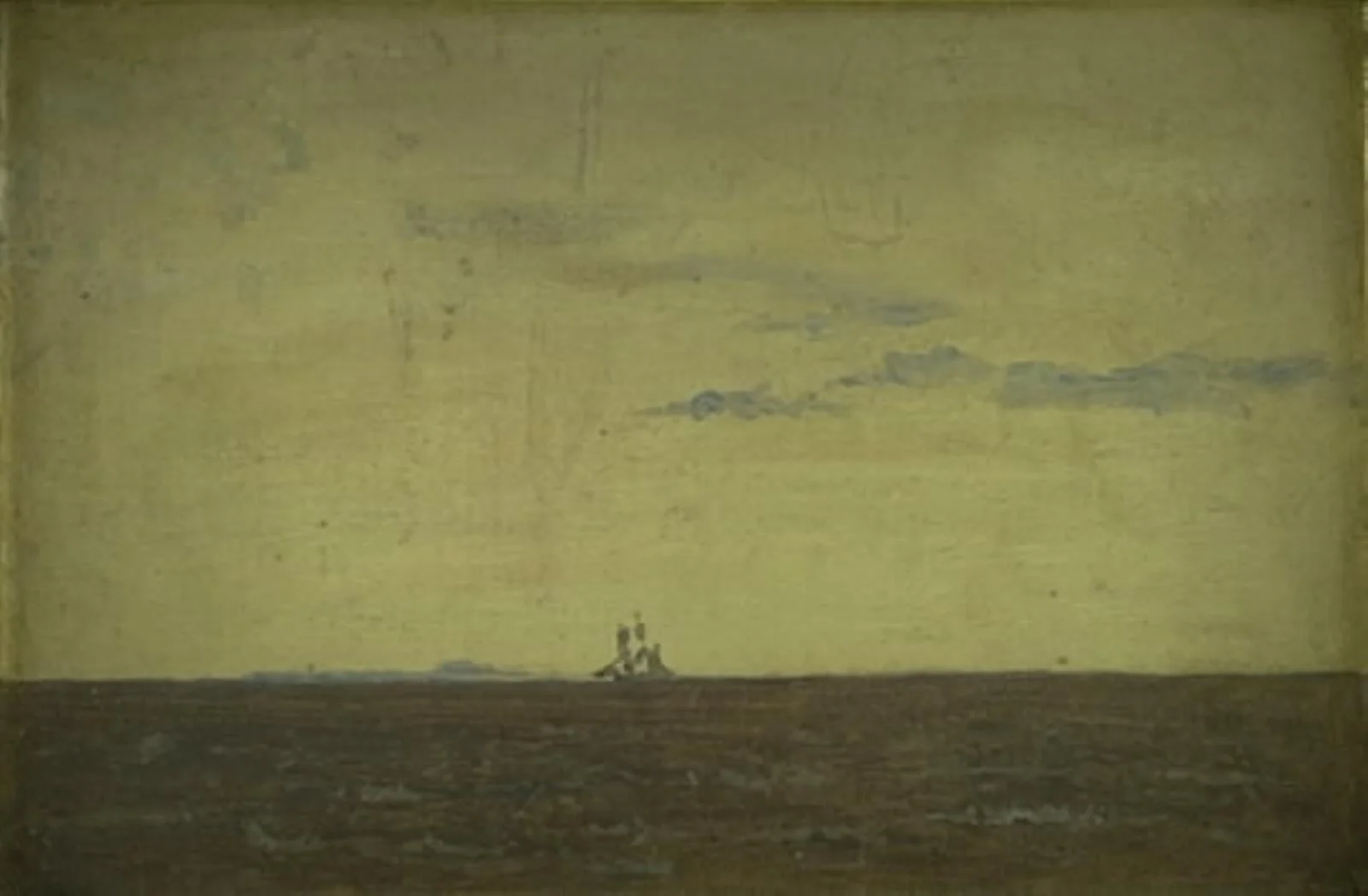 Seascape. Sky at Sunset, detail