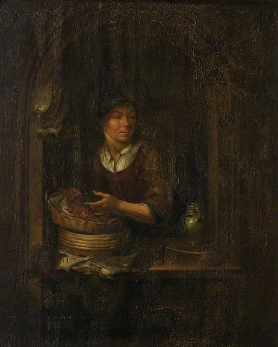 The Fishwife, detail