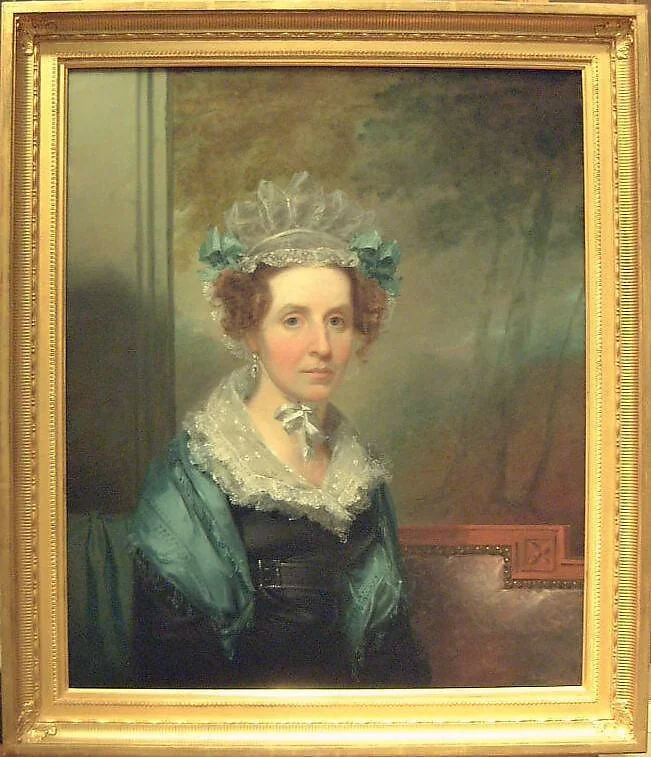 Mrs. Charles Cummings (Rebecca Pittard), detail
