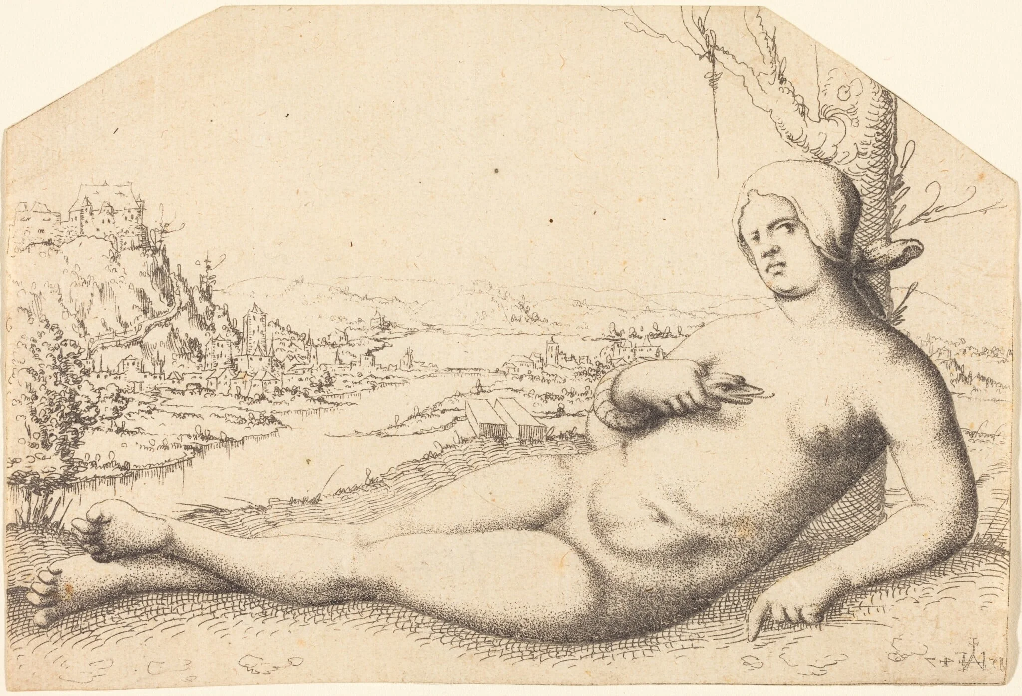 Death of Cleopatra, detail