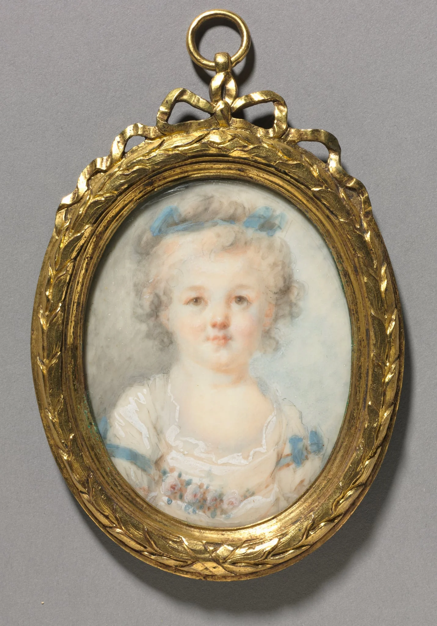 Portrait of a Little Girl, detail