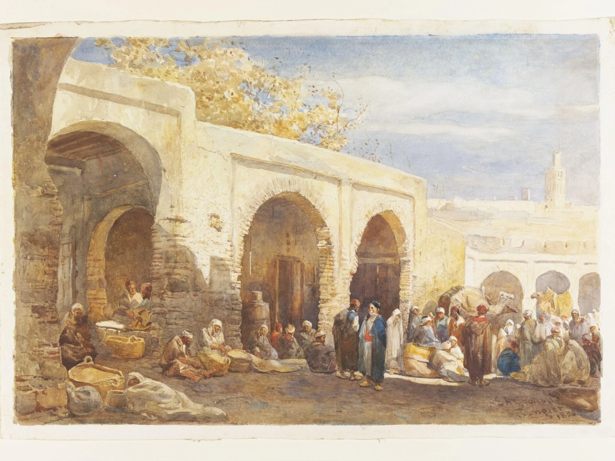 The Corn Market, Tangier, detail