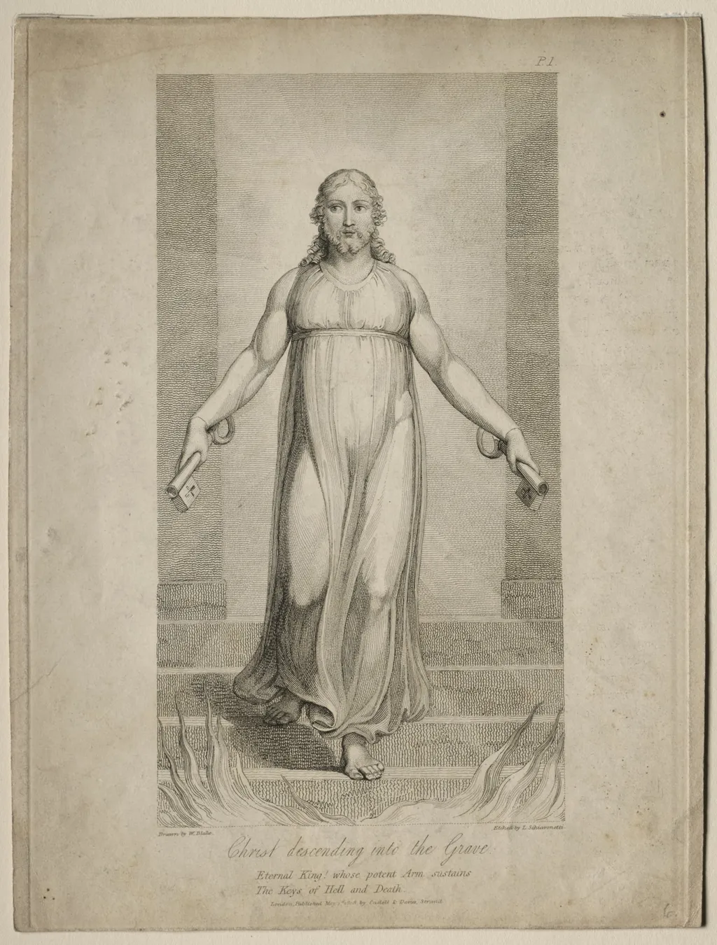 Christ Descending into the Grave, by Luigi Schiavonetti, 1808
