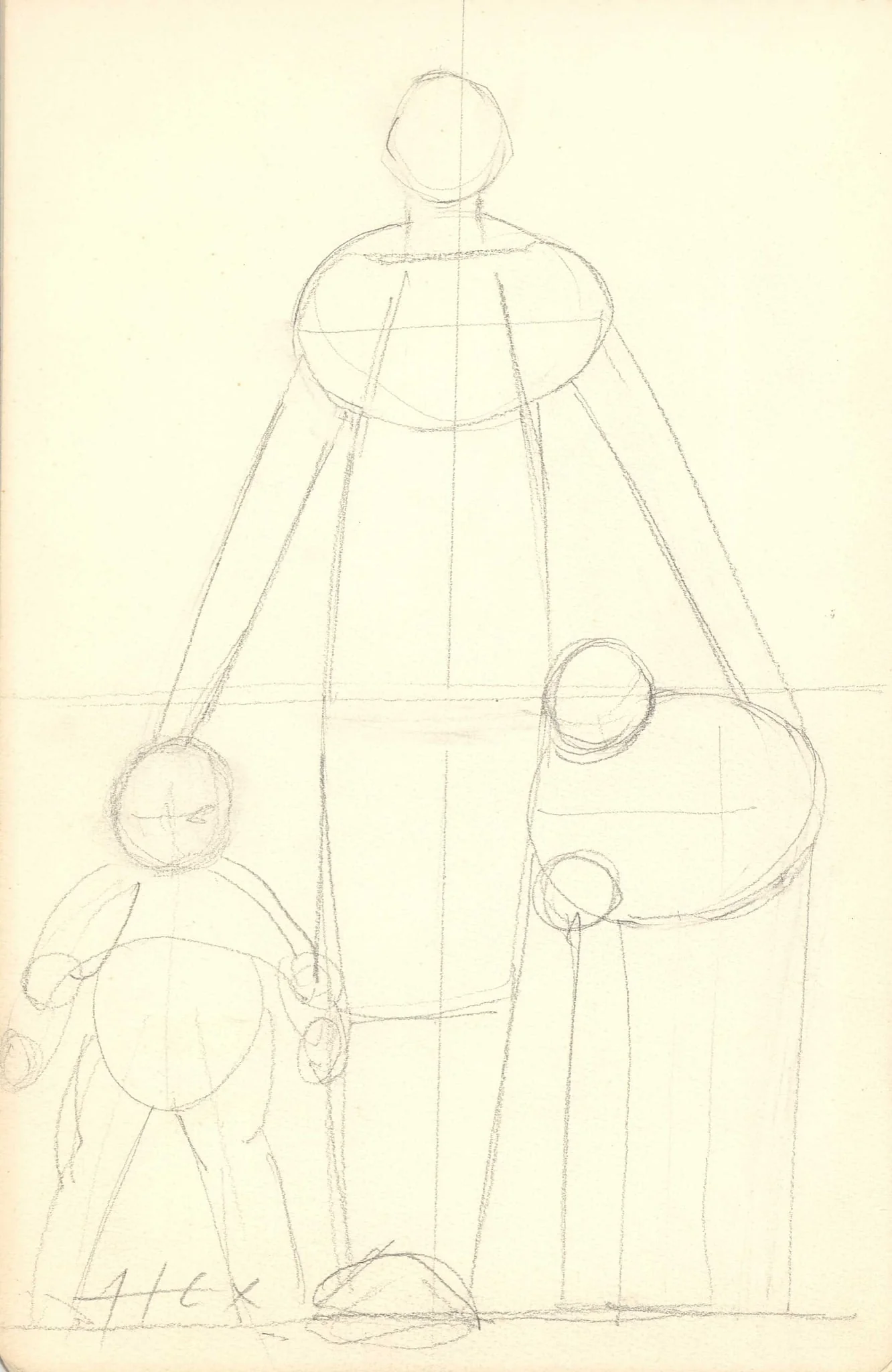 Λεύκωμα Canson με σκίτσα, detail
