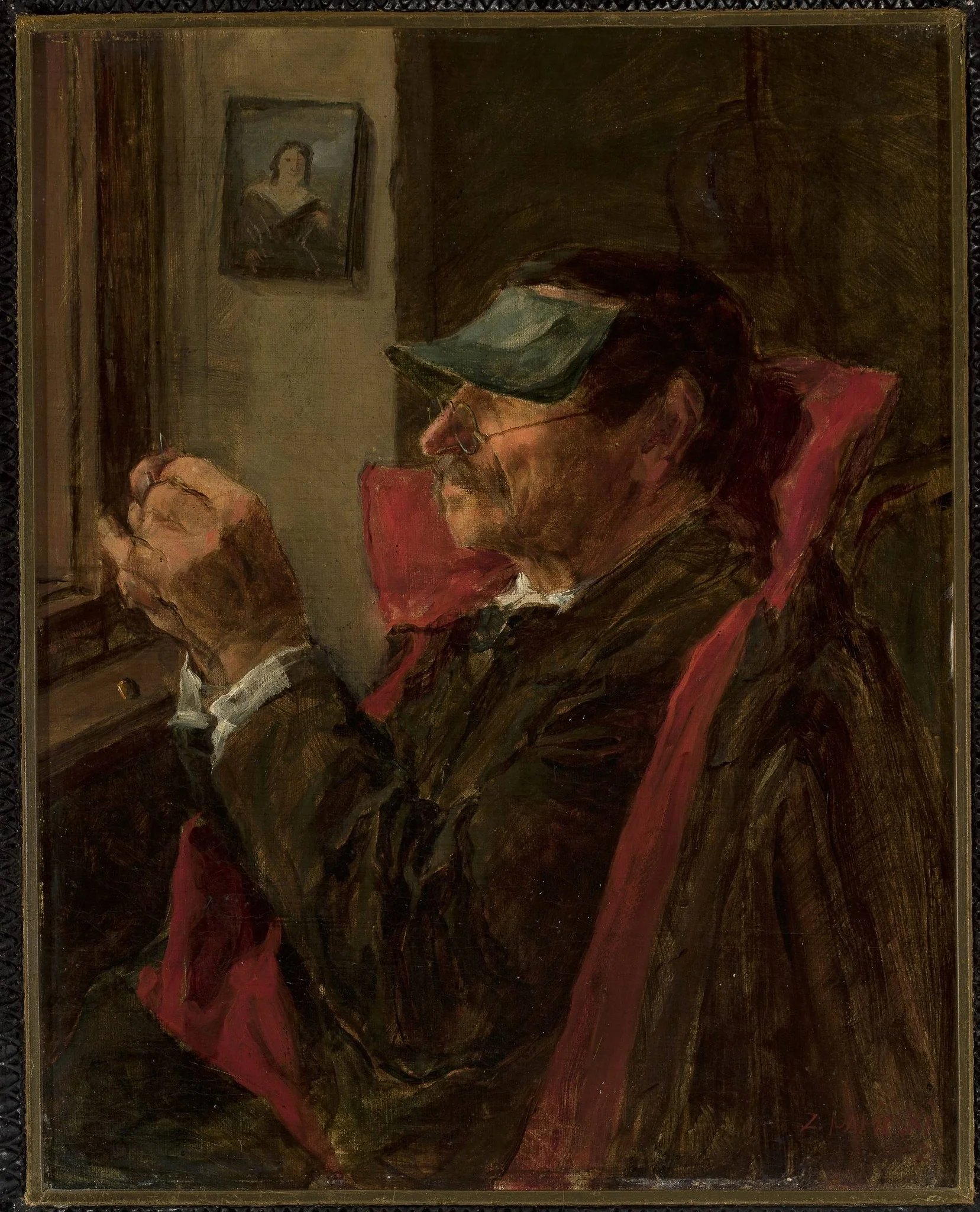 Old bachelor, detail