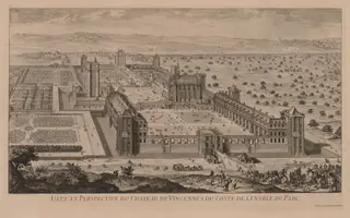 Perspective of Château of Vincennes, by Pierre Brissart, 1604