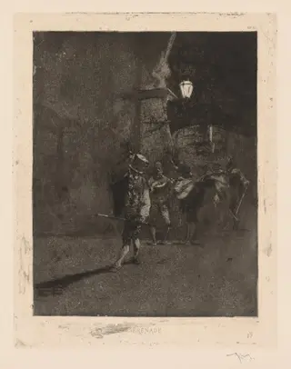 Serenade, by Mariano Fortuny Marsal, 1864
