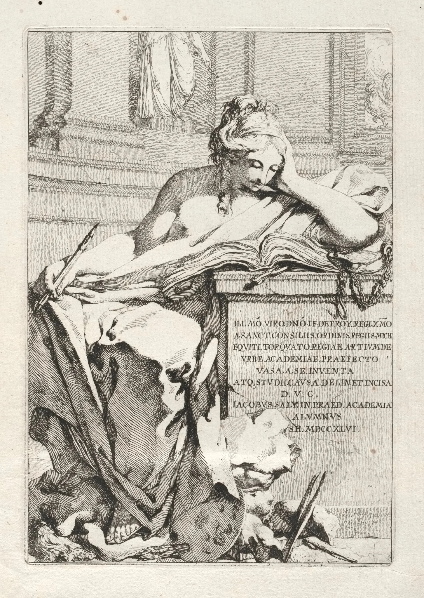 Suite of Vases: Title Page, detail